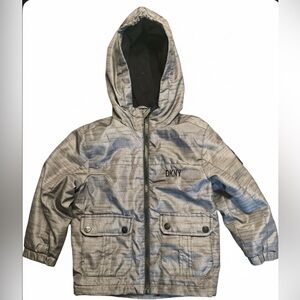 ✨ DKNY ✨ Toddler Boys Heather Grey Hooded Jacket 3T